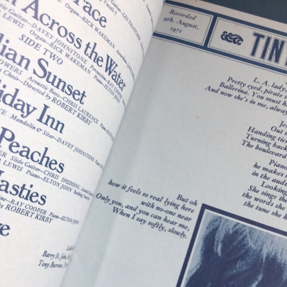 Elton John Madman Across The Water Vinyl Lp '71 - Picture 5 of 14